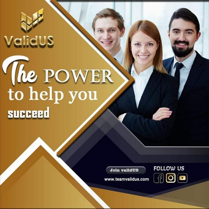 *شركة Validus* سأشارك معك اقوى فرصه استثماريه تسويقية تعليميه مع